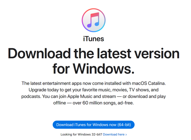 iTunes for Windows