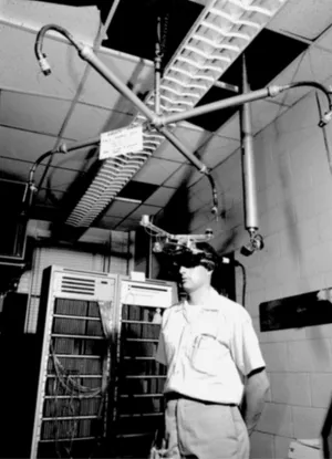 Early head-mounted display VR device